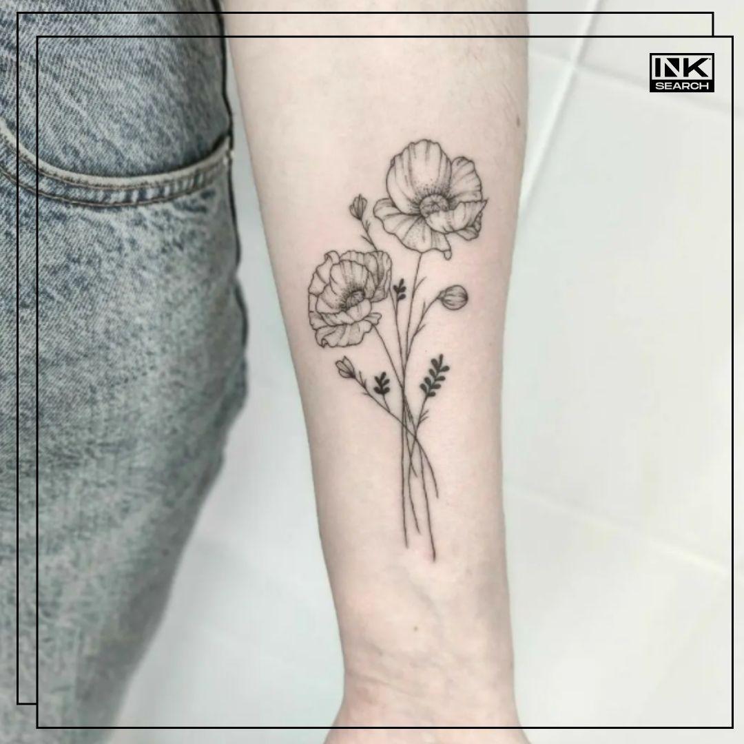 Minimalistisches Tattoo - Einfachheit der Form