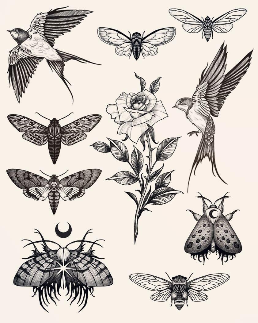 Inksearch tattoo Forsycja_tattoo