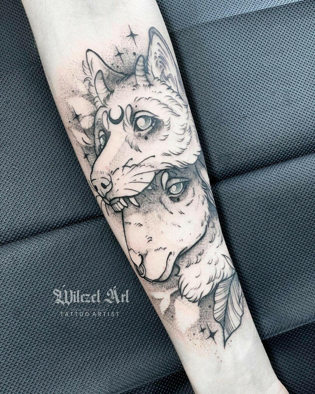 Inksearch tattoo Wilczeł