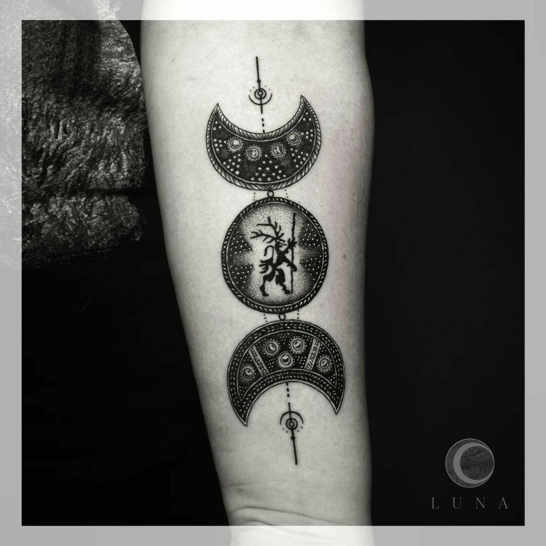 Inksearch tattoo luna tattoo