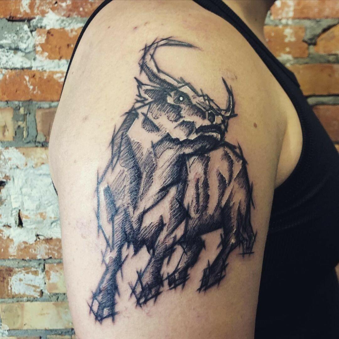Inksearch tattoo Chamski kontur