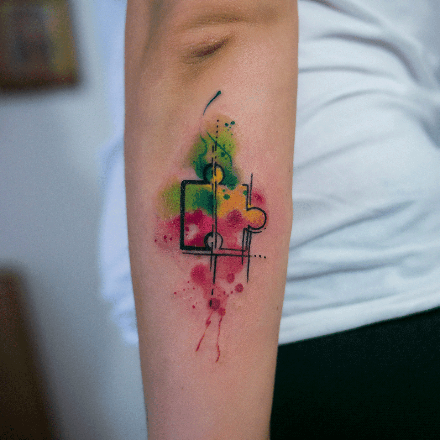Inksearch tattoo Kateryna Zelenska