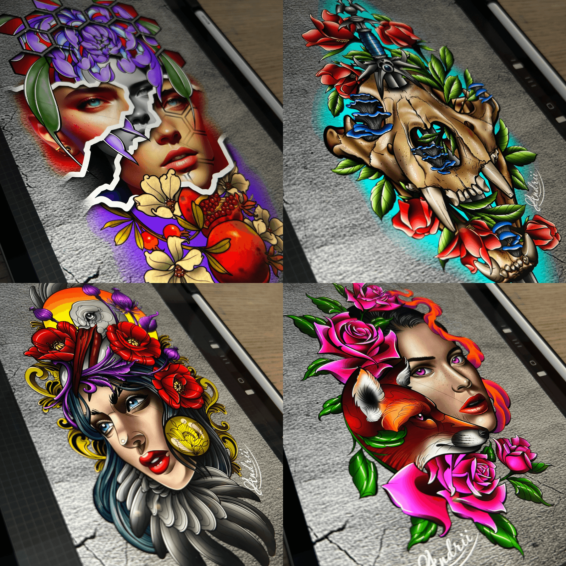 Inksearch tattoo Andrii Tryhubets Tattoo