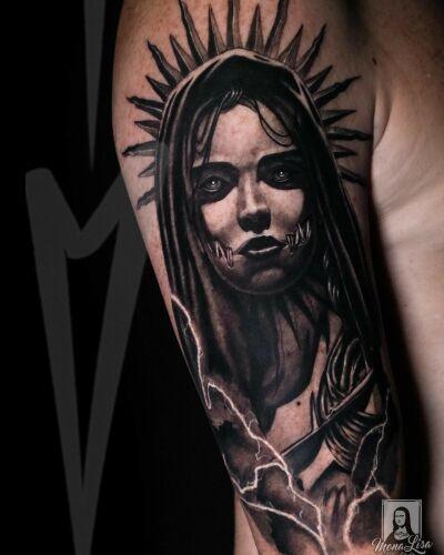 Mona Lisa Tattoo Kraków inksearch tattoo