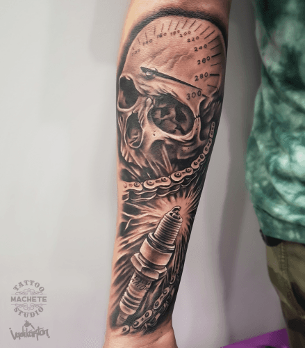 Machete Tattoo Gdynia inksearch tattoo