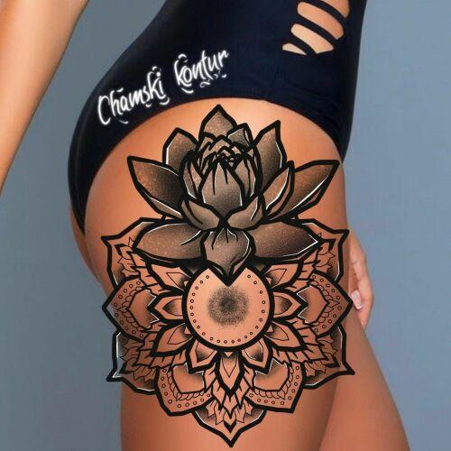 Chamski kontur inksearch tattoo