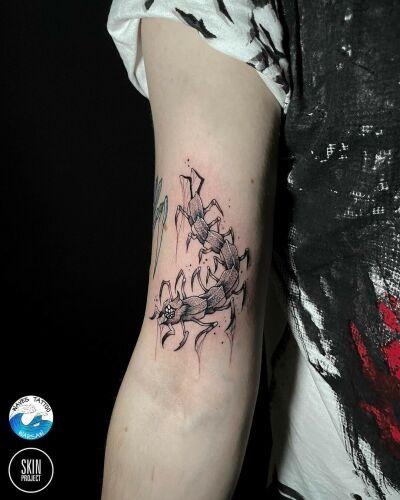 Chamski kontur inksearch tattoo