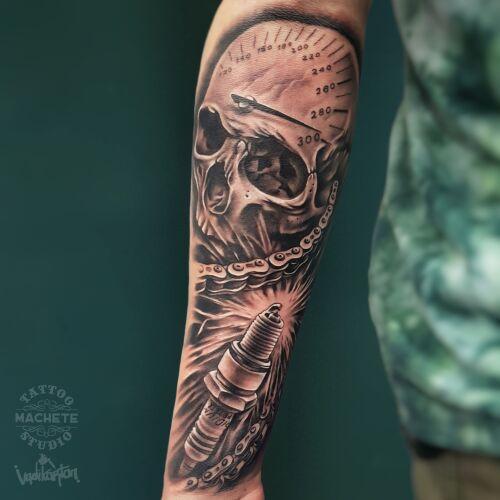 Machete Tattoo Gdynia inksearch tattoo