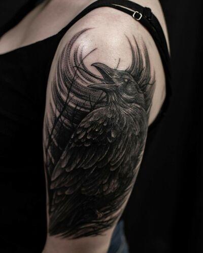 Blackcrowtattoo inksearch tattoo