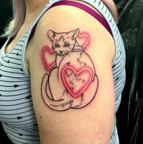 Kitty Wonderland inksearch tattoo